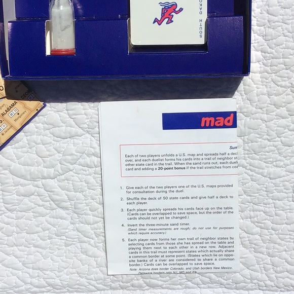 Mad Dash! Three Minutes Across America Card Deck Game - Picture 4 of 8